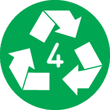 Recyclable 4 LDPE