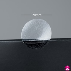 Adhesive Disc - Clear (20mm diameter)