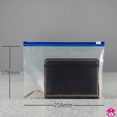 Blue Zip Slider Bag (10" wide  x 7" Deep  x 500g)