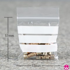 Budget Grip Seal Bag + WOP (2.25" x 2.25" x 160 gauge)