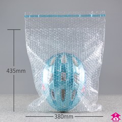 Clear Bubble Bag - C3 - 380mm wide x 435mm long, 40 micron thickness (C3 for A3)