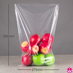 Clear Dispenser Pack Bags (15" wide x 20" long x 110 gauge thick)
