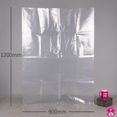 Clear Polybag - Heavy Duty (30% Recycled) (900mm x 1200mm x 100 micron (36" x 48" x 400 gauge))