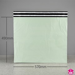 Mint Mailing Bag with Double Sealing Strip - Large Parcel - 570mm wide x 490mm long, 55 micron thickness (Large parcel)