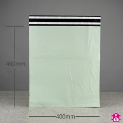 Mint Mailing Bag with Double Sealing Strip - Medium Parcel - 400mm wide x 460mm long, 55 micron thickness (Medium parcel)