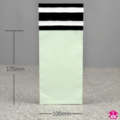 Mint Mailing Bag with Double Sealing Strip - Small Letter - 100mm wide x 175mm long, 55 micron thickness (Small letter)