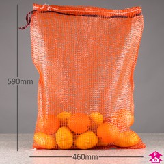 Orange Net Bag (460mm wide x 590mm long. Holds 12.5Kg)