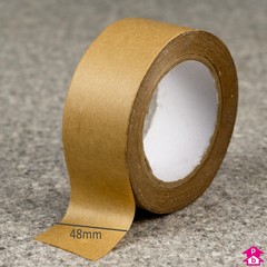 Paper Tape - Hot Melt - Each roll is 48mm wide by 50 metres long