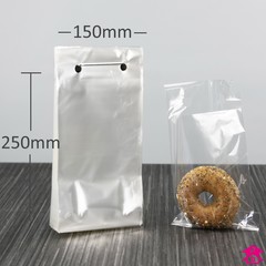 Plain Wicketed Bag (150mm x 250mm x 20 micron (6" x 10" x 80 gauge))