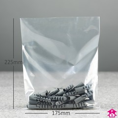 PriceBuster Clear Bags (7" wide x 9" long x 180 gauge thick)