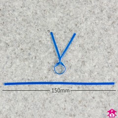 Twist Tie - Blue (150mm (6") Long)