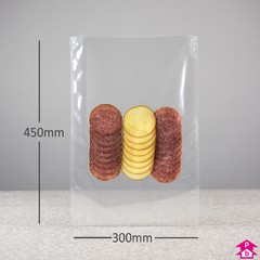 Vacuum Bag - Medium (300mm wide x 450mm long x 90 micron thickness)