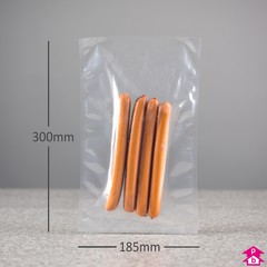 Vacuum Bag - Mini (185mm wide x 300mm long x 90 micron thickness)