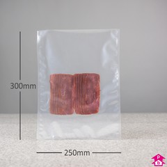 Vacuum Bag - Small (250mm wide x 300mm long x 90 micron thickness)