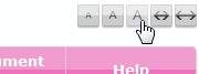 Making the text bigger
