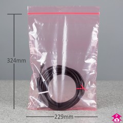 Anti-static Grip Seal Bag - 9" x 12.75" x 200 gauge