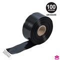 Black Layflat Tubing - 4" wide x 400 gauge x 240mtrs long