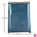 Blue Budget Mailing Bag - 432x 559mm+ lip (17x22") 40mu