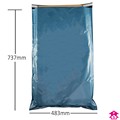 Blue Budget Mailing Bag - 483x 737mm+ lip (19x29") 45mu