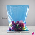 Blue Tint High Tensile Bags - 18" x 24" (W x L) - 80 gauge