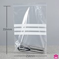 Budget Grip Seal Bag + WOP - 10" x 14" x 160 gauge