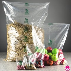 Shop Packing Bags Clear Biodegradable Bags