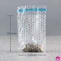 Clear Bubble Bag - 130mm (wide) x 185mm (long)