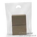 Clear Carrier Bag - 15" x 18" + 3" BG x 180 gauge