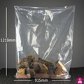 Clear GOLIATH PolyMax Bags - 36" wide x 48" long 300 gauge
