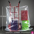 Clear GOLIATH PolyMax Bags - 48" wide x 48" long 300 gauge