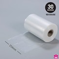 Clear Polythene Layflat Tubing - 10" x 120 gauge x 700m long