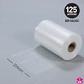 Clear Polythene Layflat Tubing - 10" x 500 gauge x 170m long