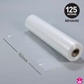 Clear Polythene Layflat Tubing - 30" x 500 gauge x 136m long