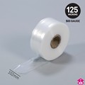 Clear Polythene Layflat Tubing - 4" x 500 gauge x 170m long