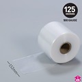 Clear Polythene Layflat Tubing - 6" x 500 gauge x 170m long