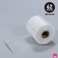 Clear Polythene Layflat Tubing - 8" x 250 gauge x 336m long