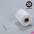 Clear Polythene Layflat Tubing - 8" x 500 gauge x 170m long