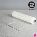 Clear Stretchwrap - 400mm wide & 300m long 20mu