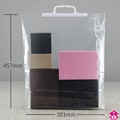Clip Close Carrier Bag - 15" x 18" x 300 gauge