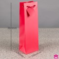 Gift Bottle Bag - 100mm + 90mm x 360mm high