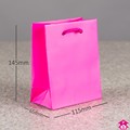 Gift Carrier Bag - 115mm + 65mm x 145mm high