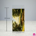 Greetings Card Bag - 115mm x 220mm + 25mm lip