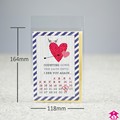 Greetings Card Bag - 118mm x 164mm + 25mm lip