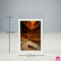 Greetings Card Bag - 137mm x 186mm + 25mm lip