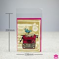 Greetings Card Bag - 138mm x 200mm + 25mm lip