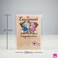 Greetings Card Bag - 188mm x 237mm + 25mm lip