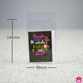 Greetings Card Bag - 99mm x 148mm + 25mm lip