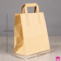 Paper Carrier Bag - 8.5" x 12.75" wide x 10" high