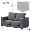 Polythene Sofa Cover - 105 x 54" in 250g equivalent