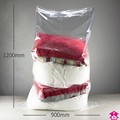 PriceBuster Clear Bags - 36" wide x 48" long x 90 gauge thick